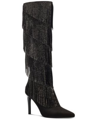 Women's Shyn Fringe Boots, Created for Macy's
