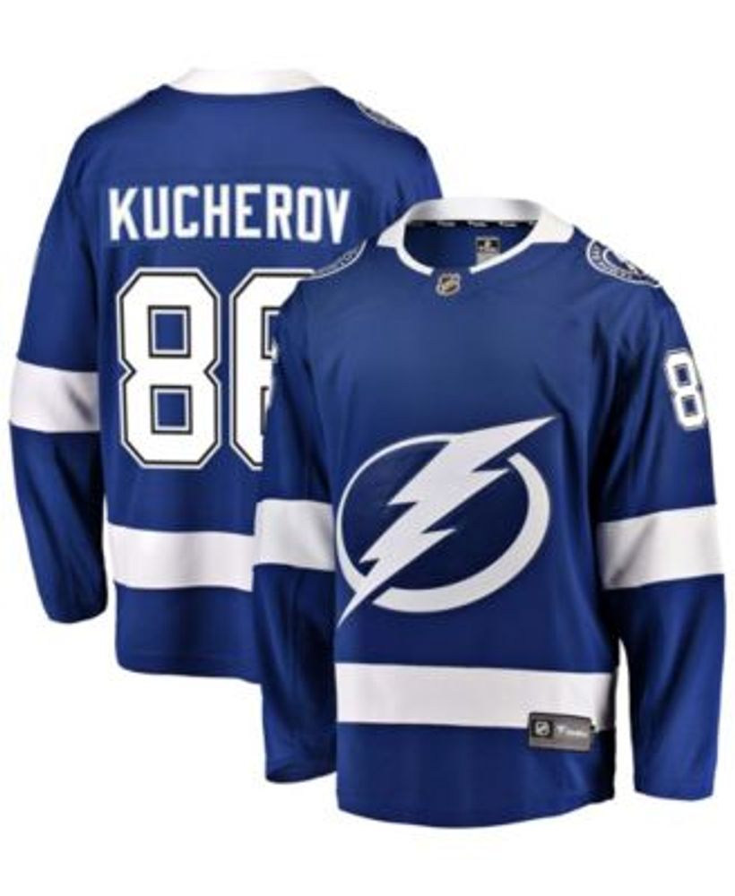 Fanatics Men's Nikita Kucherov Blue Tampa Bay Lightning Home Breakaway  Player Jersey