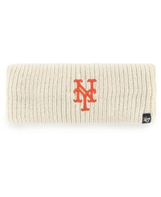 Women's Cream New York Mets Logo Meeko Knit Headband