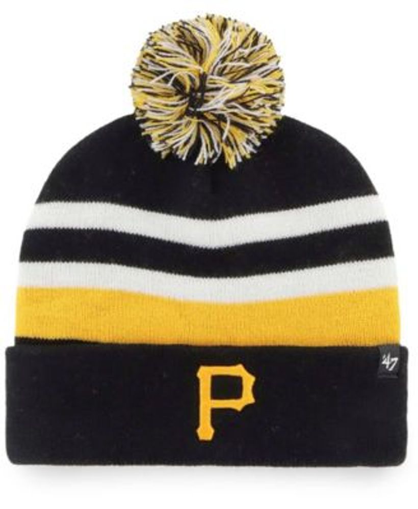 Men's '47 Black Pittsburgh Steelers State Line Cuffed Knit Hat with