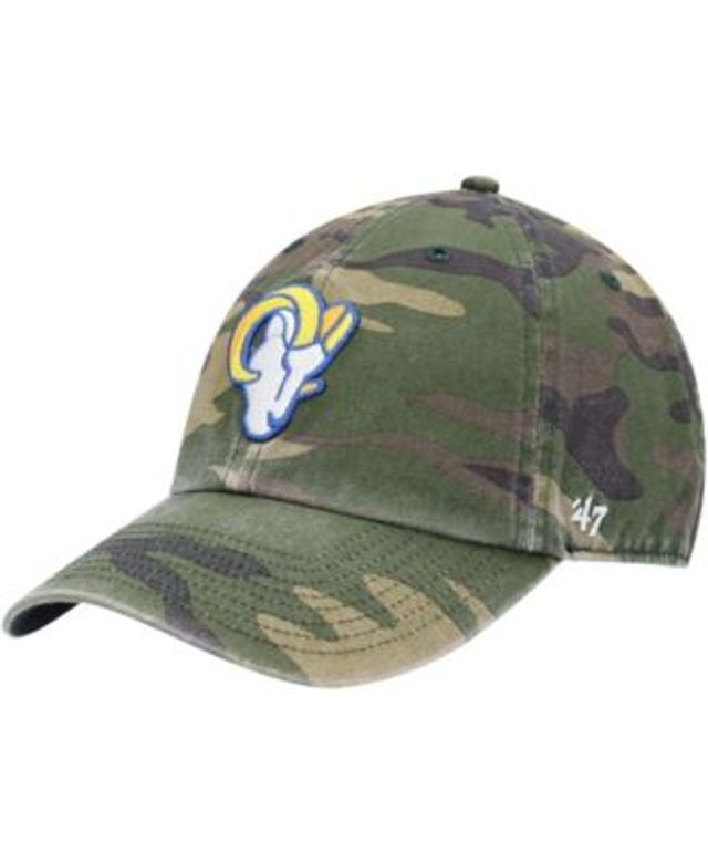 Men's '47 Camo Baltimore Ravens Woodland Clean Up Adjustable Hat