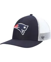 Men's '47 Navy New England Patriots Cumberland Trucker Snapback Hat