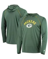 vineyard vines Men's Vineyard Vines Heathered Gray Green Bay Packers Local  Long Sleeve Hoodie T-Shirt