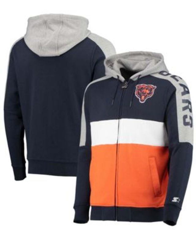 Men's Nike Navy Chicago Bears Performance Sideline Lockup Full-Zip Hoodie