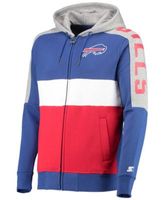 Youth Buffalo Bills Royal Blue Full Zip Sherpa Hoodie