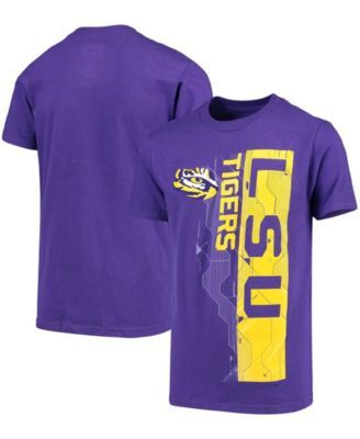 Youth Purple LSU Tigers Challenger T-shirt