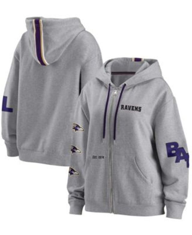 Women's Baltimore Ravens Touch Black All American Full-Zip Hoodie