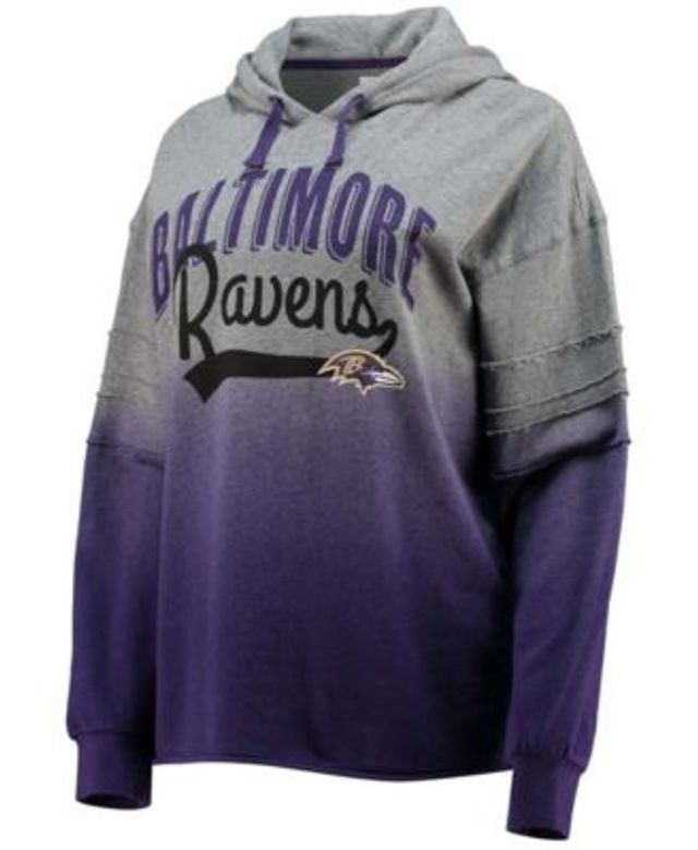 G-III 4Her by Carl Banks Women's Purple Baltimore Ravens Extra Point  Pullover Hoodie - Macy's