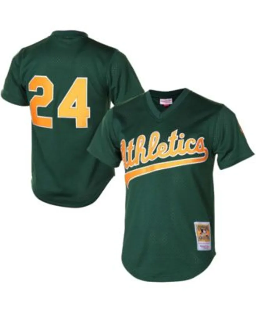 Rickey Henderson Oakland Athletics Mitchell & Ness 1991