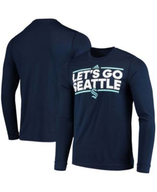 47 Brand Seattle Seahawks Long Sleeve Tee - Navy - Small