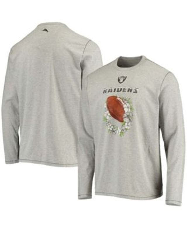 Tommy Bahama Men's Heathered Gray New Orleans Saints Sport Lei Pass Long  Sleeve T-shirt