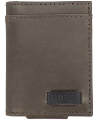 Men's Antoli RFID Slim Duofold Wallet with Magnetic Money Clip 