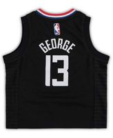 Paul George LA Clippers Nike Youth 2020/21 Swingman Jersey Black