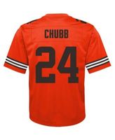 Nike Nick Chubb Cleveland Browns Olive 2022 Salute To Service Name & Number  T-Shirt