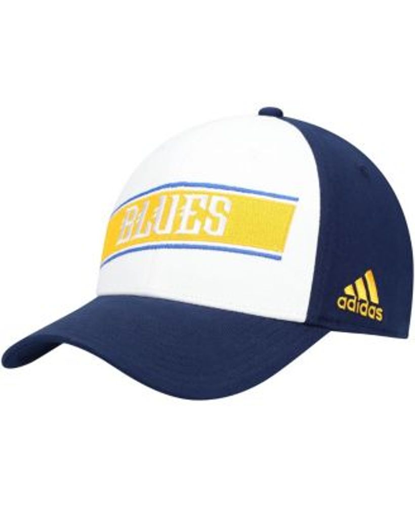 Men's Adidas Gold St. Louis Blues Performance Locker Room Coach Flex Hat