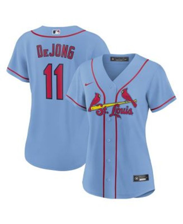 St Louis Cardinals Yadier Molina Youth Light Blue Alternate Baseball Jersey