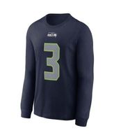 Russell Wilson Seattle Seahawks Nike Women's Name & Number T-Shirt -  College Navy