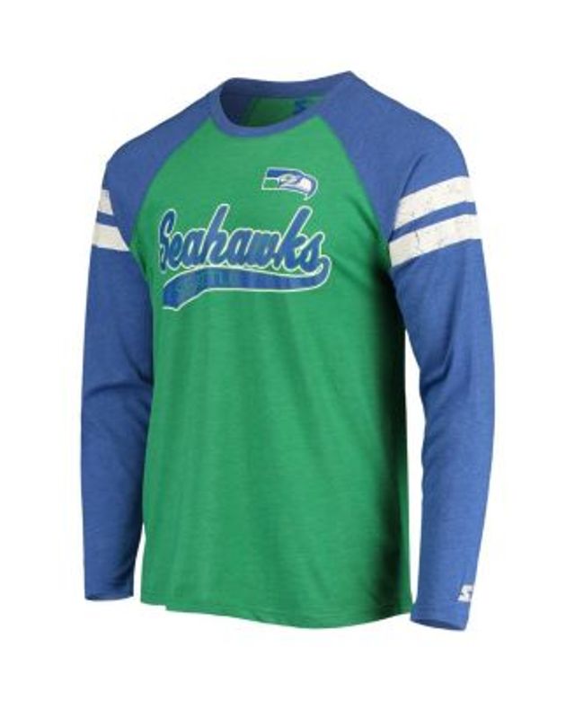 Lids Seattle Seahawks Nike Wordmark Logo Tri-Blend T-Shirt - Royal