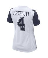 Youth Nike Dak Prescott Gray Dallas Cowboys Atmosphere Game Jersey