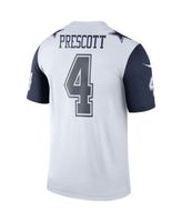 Men's Nike Dak Prescott Dallas Cowboys White Color Rush Vapor Limited Jersey