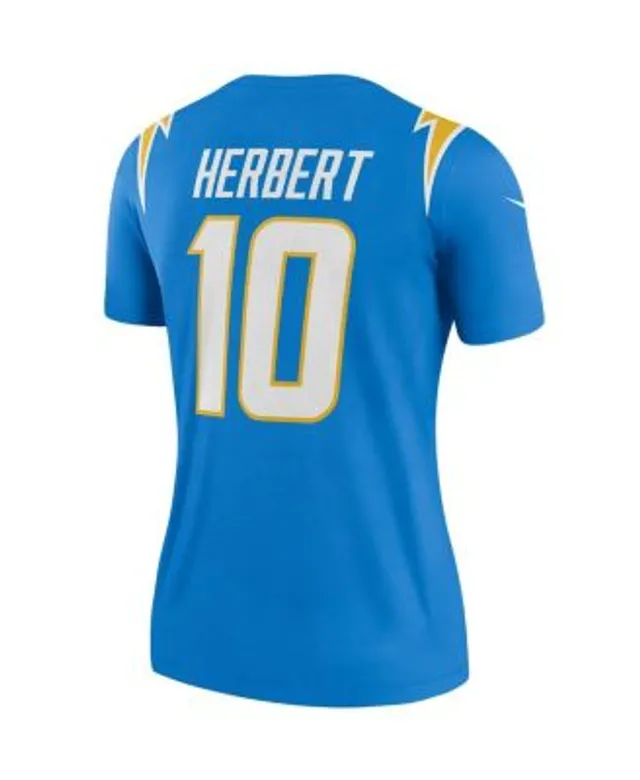 Nike Justin Herbert Los Angeles Chargers Youth Navy Team Game Jersey Size: Large