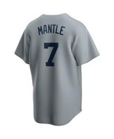 Men's New York Yankees Mickey Mantle Nike White Home Cooperstown Collection  Player Jersey