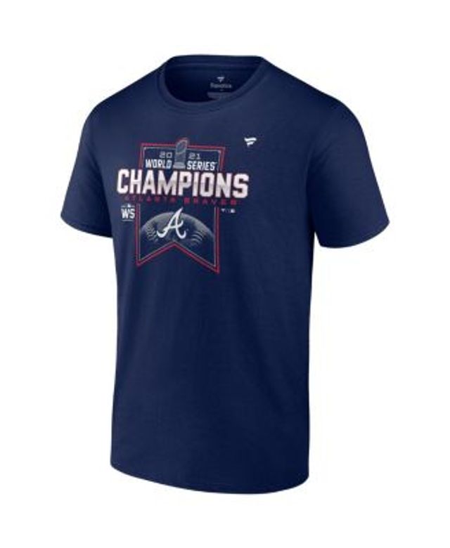 Fanatics Men's Atlanta Braves 2021 World Series Champions Locker Room  T-Shirt