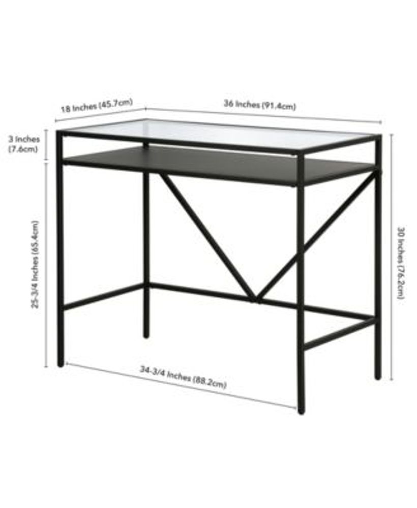 Baird 36" Desk with Shelf