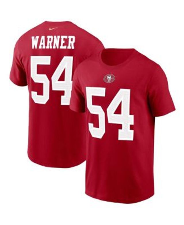 Fanatics Men's George Kittle Scarlet San Francisco 49ers Hashmark Name and Number V-Neck T-Shirt