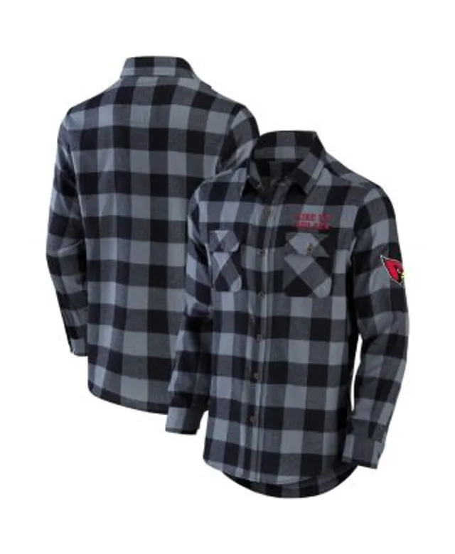 Fanatics Men's NFL X Darius Rucker Collection by Tan Arizona Cardinals  Flannel Long Sleeve Button-Up Shirt - Macy's