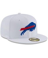 Men's New Era Black Buffalo Bills Color Dim Throwback 59FIFTY Fitted Hat