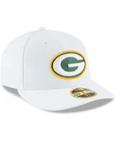 Men's Green Bay Packers New Era Black Omaha Low Profile 59FIFTY Fitted Hat