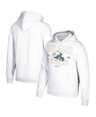 Miami Dolphins Antigua Victory Chenille Pullover Hoodie - Black