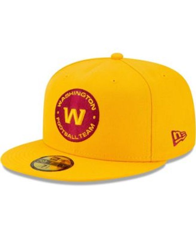 Men's New Era Gold Montgomery Biscuits Authentic Collection Alternate Logo 59FIFTY Fitted Hat