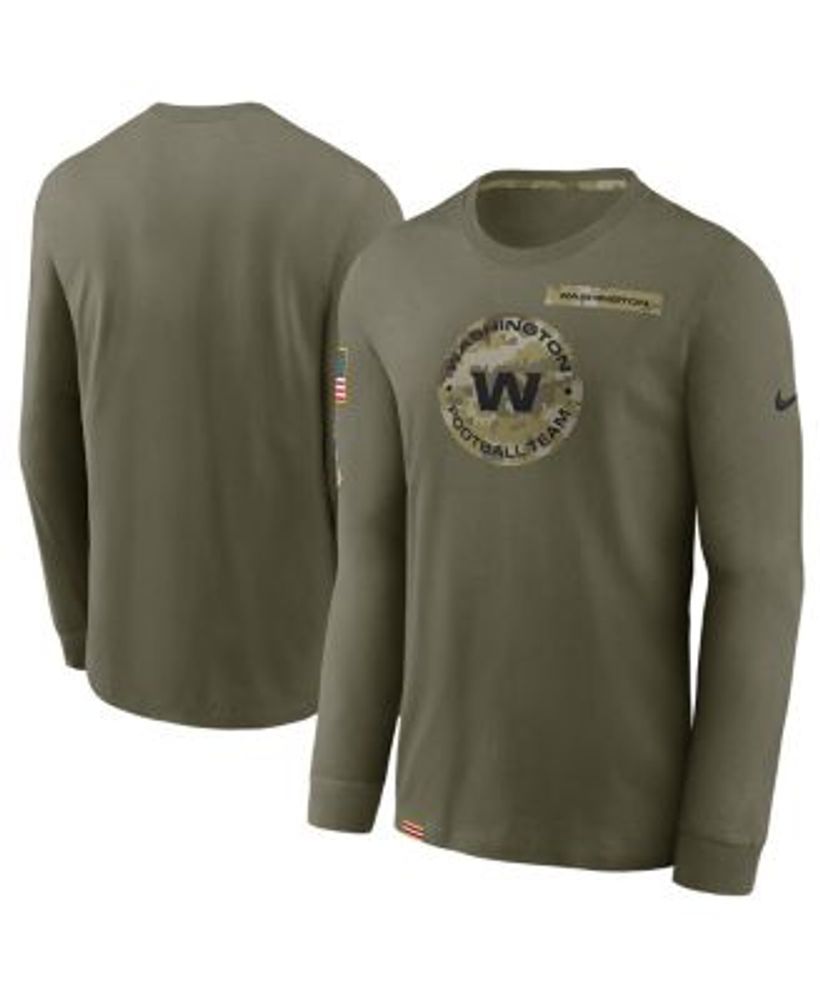 Dallas Cowboys Nike 2021 Salute To Service Performance Long Sleeve T-Shirt  - Olive