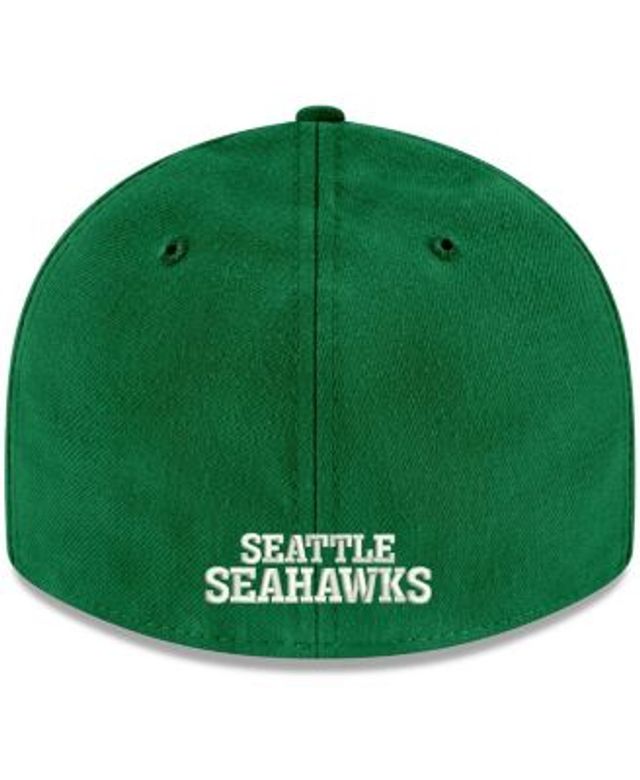 Men's New Era Navy Seattle Seahawks Omaha Low Profile 59FIFTY Structured Hat