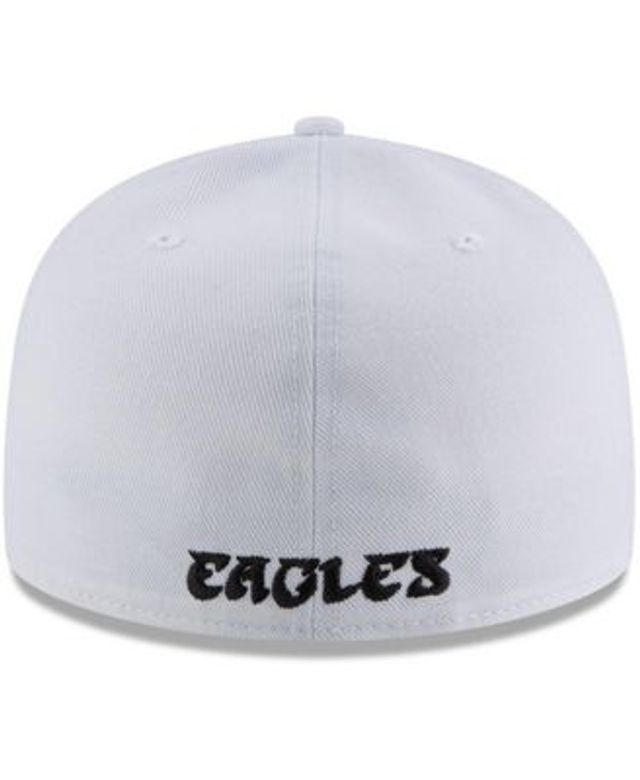 Men's New Era White Philadelphia Eagles Throwback Logo Omaha