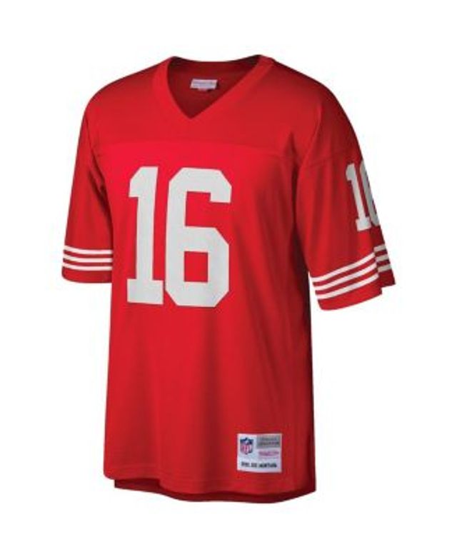 Youth Mitchell & Ness Joe Montana Scarlet/Gold San Francisco 49ers Split  Legacy Jersey