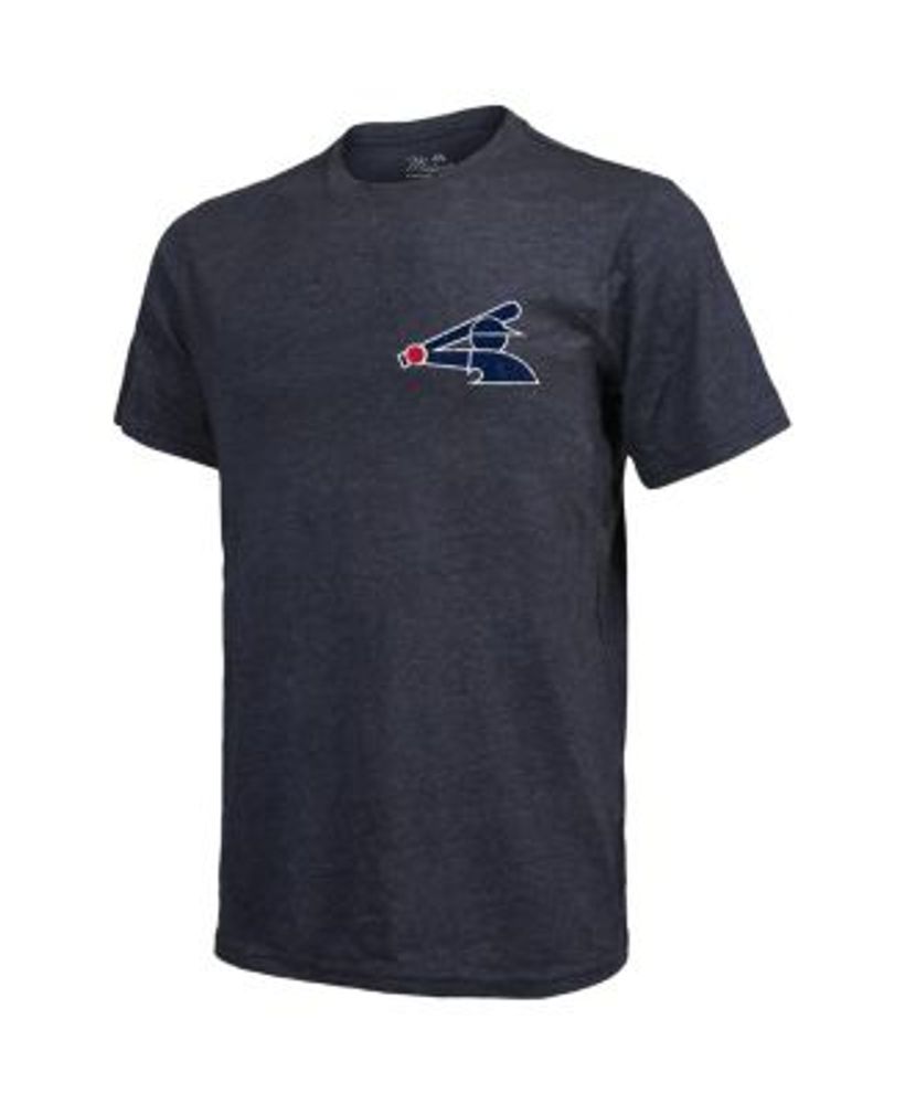 Atlanta Braves Majestic Threads Throwback Logo Tri-Blend T-Shirt