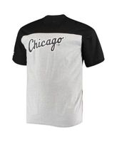 Mens BlackHeathered Gray Chicago White Sox Big & India