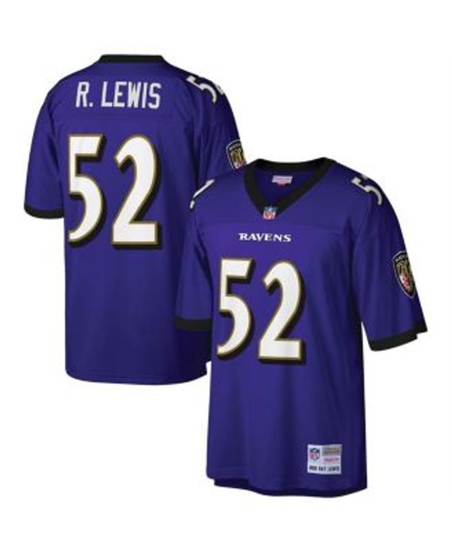 Men's Mitchell & Ness Ray Lewis Black Baltimore Ravens Retired Player Name  & Number Mesh Top 