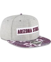 New Era Men's Gray Arizona State Sun Devils Summer Vibes 9FIFTY Snapback Hat  - Macy's