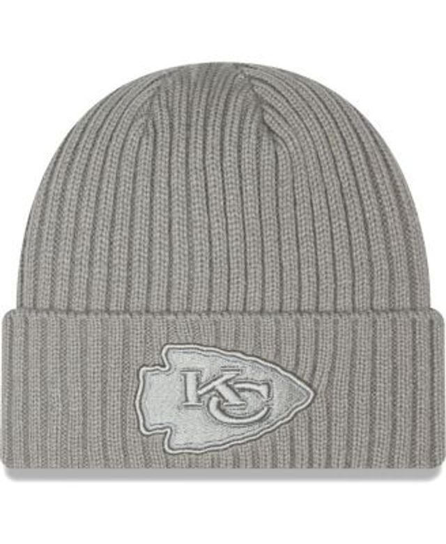 Kansas City Chiefs New Era Team Core Classic Cuffed Knit Hat - Black