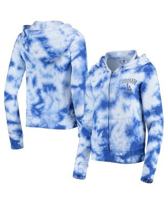 New Era Women's Royal Los Angeles Dodgers Tie-Dye Cropped Long