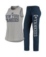 Concepts Sport Chicago White Sox Plus Size Jersey Tank Top And Pants Sleep  Set in Gray