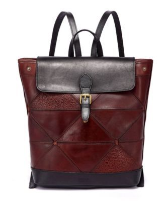 Women's Genuine Leather Prism Backpack