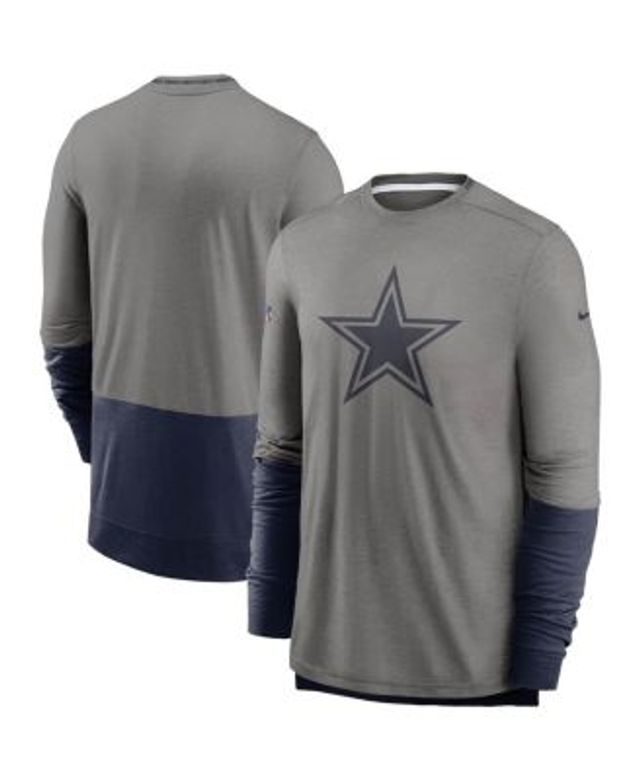 Dallas Cowboys Nike Dri-Fit Cotton Long Sleeve Raglan T-Shirt - Mens