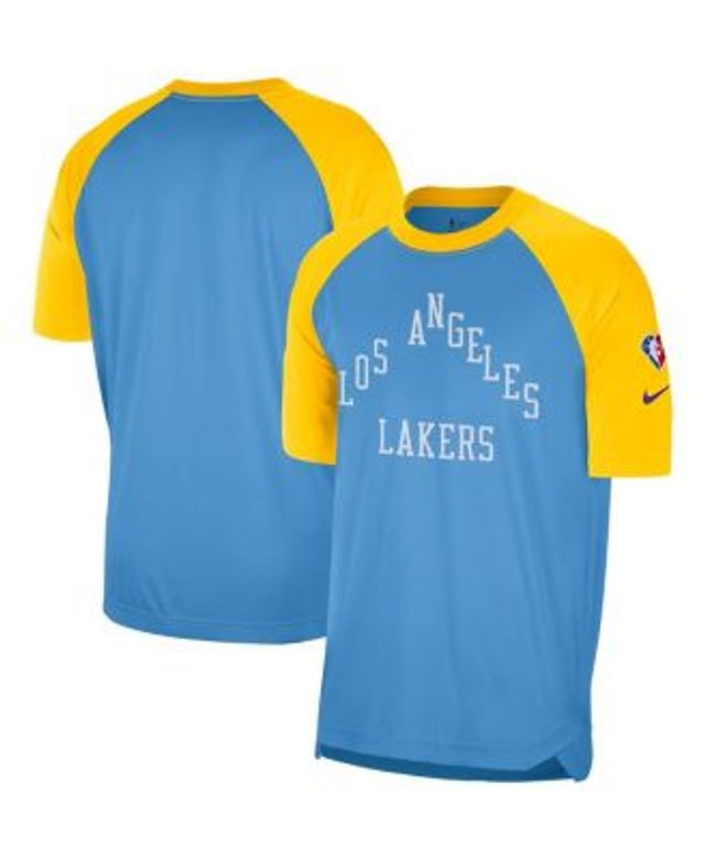 Los Angeles Lakers Nike Block Graphic T-Shirt - White - Mens