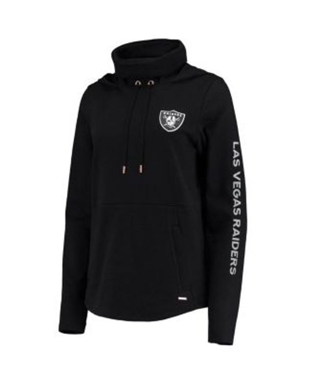 Las Vegas Raiders Pro Standard Women's Animal Print Fleece Pullover Hoodie  - Black