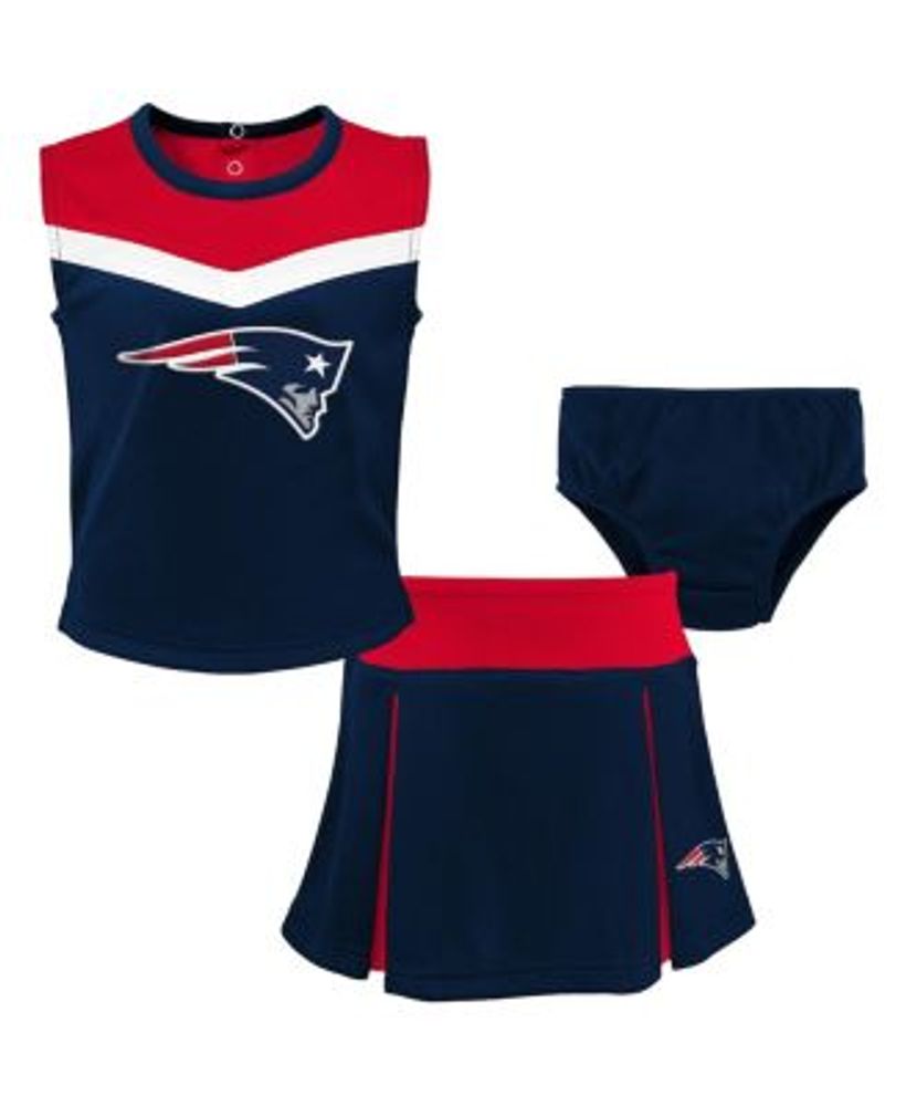 Girls Infant Navy/Red Boston Red Sox Outfielder Bodysuit & Skirt Set